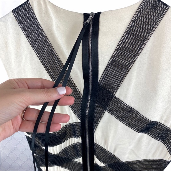 Thakoon Bandage Ivory Black Sheath Dress 2 - Picture 12 of 12